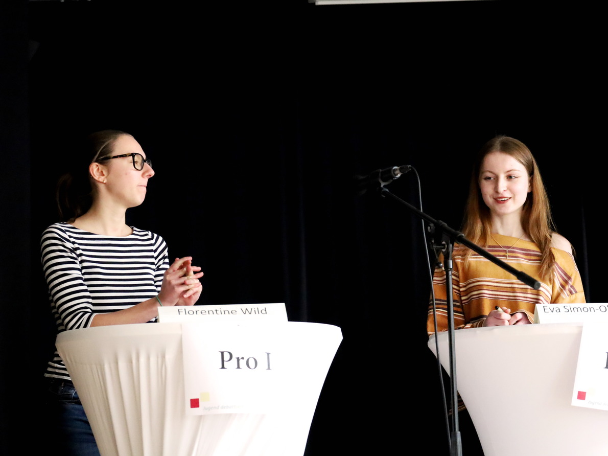 Jugend debattiert wieder am JPG