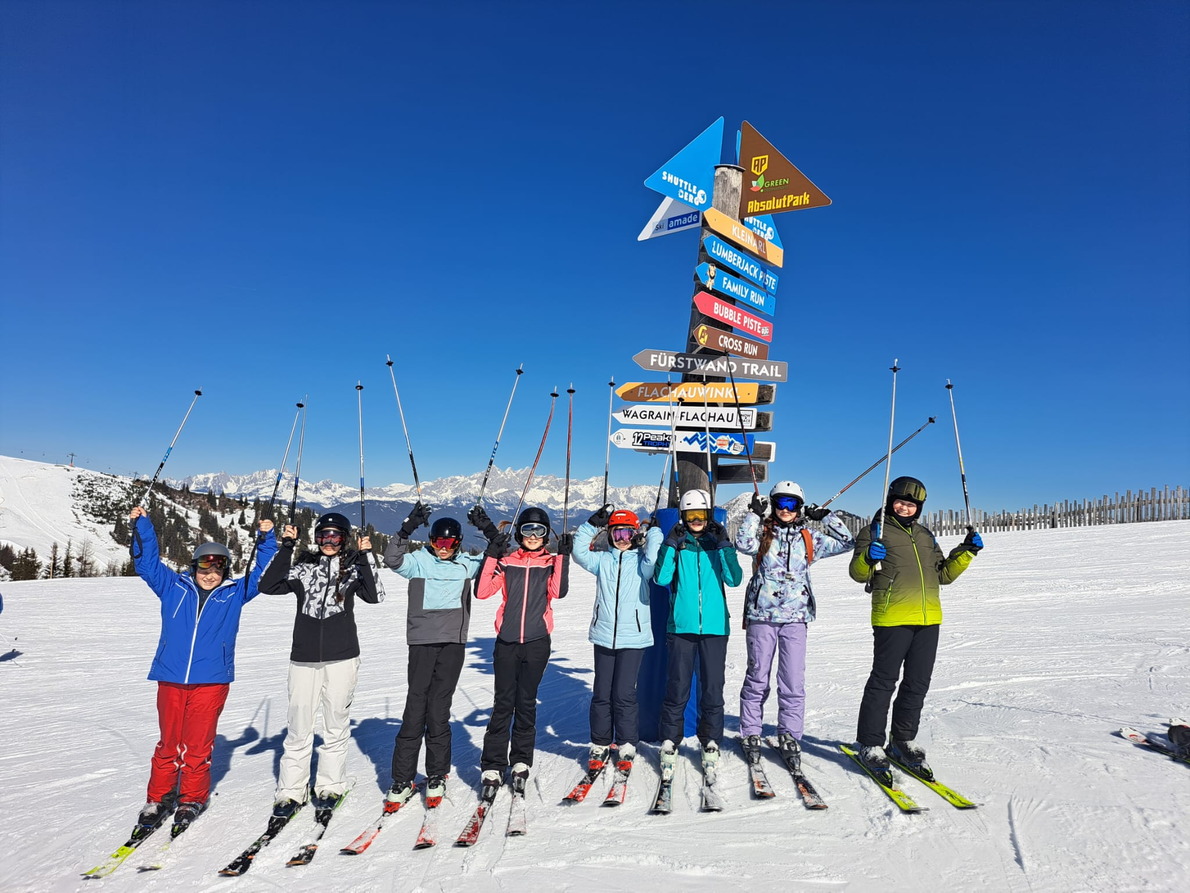Schulskikurs in Flachau/ Österreich