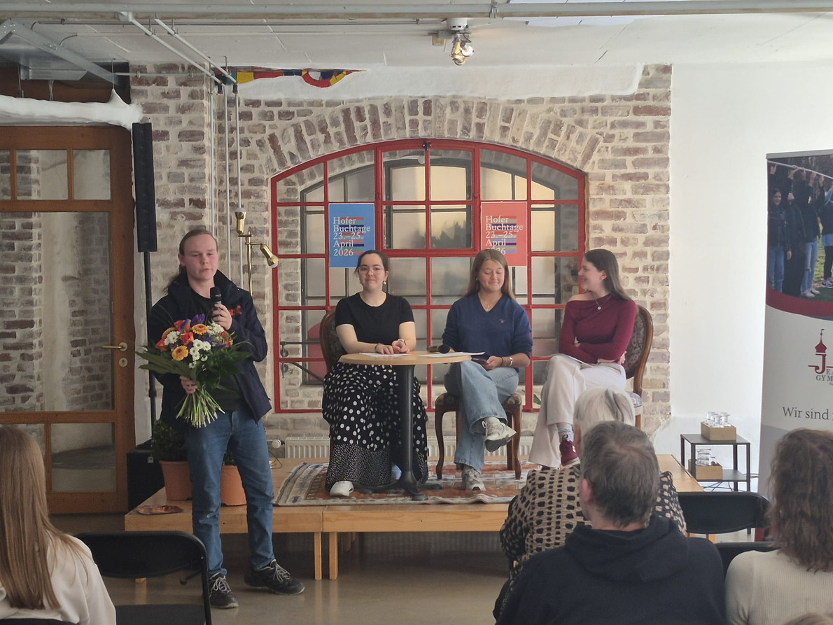 Lesung bei den Hofer Buchtagen